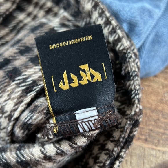 Kleep Blue Brown Brick Layer Jean Jacket‎ Boys 7/8  Premium Washed Cotton Denim - Picture 9 of 10